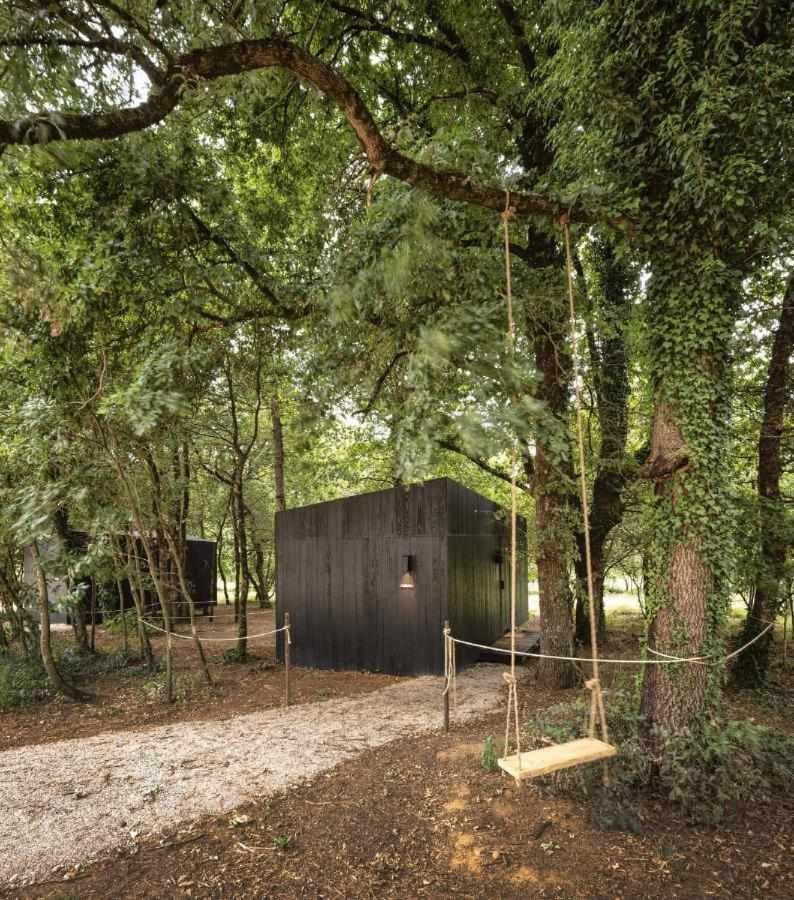 A Leira 116 Cabanas De Diseno Sarria Exterior foto